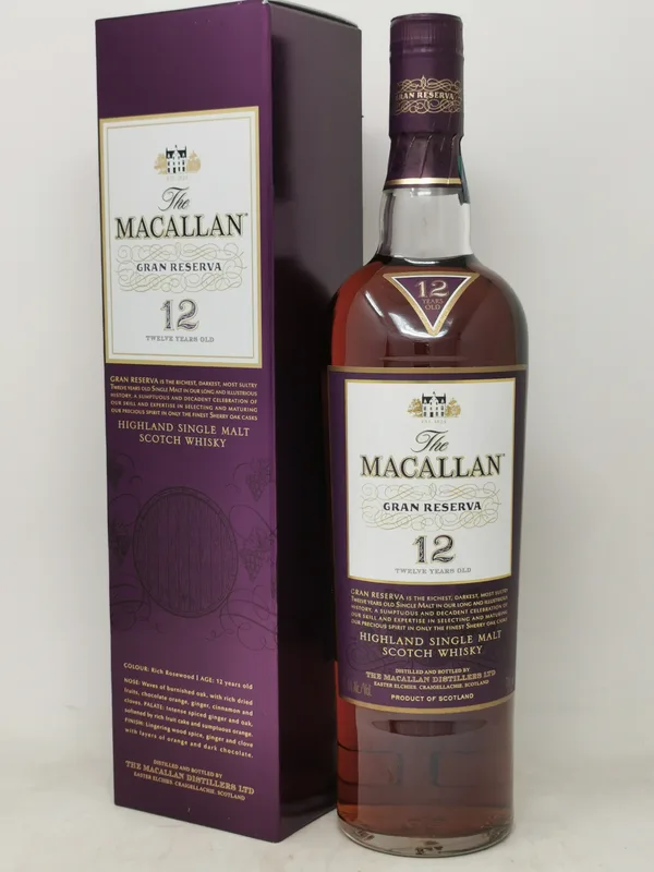 Macallan – Gran Reserva 12 Year Old 2007 Release (70cl, 45.6%)