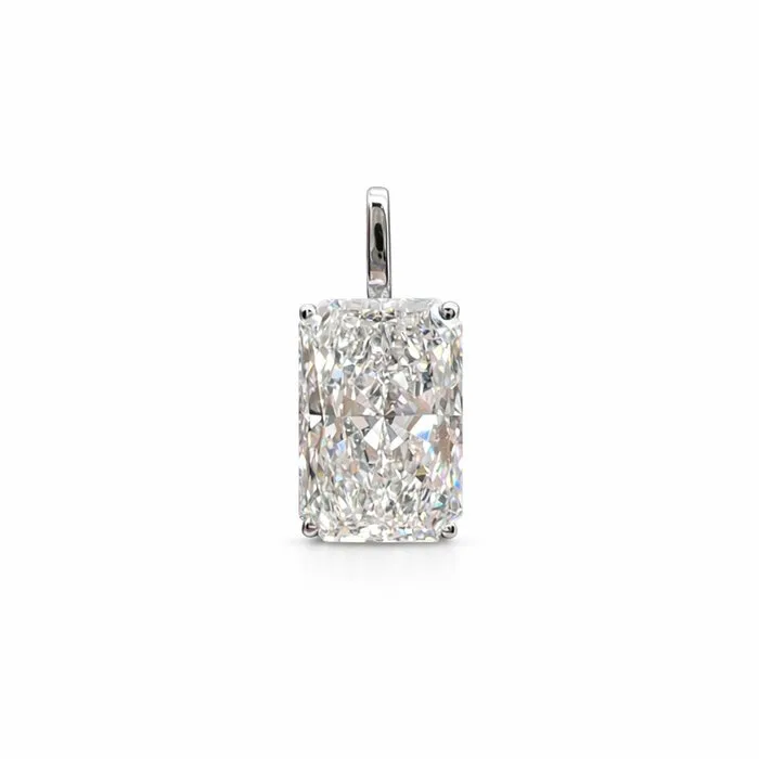 Pendant - 14 kt. White gold - 2.08ct. tw. Diamond (Lab-grown)