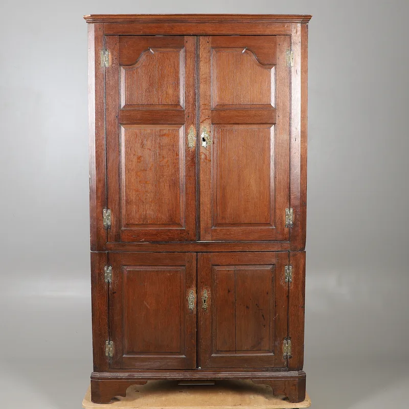19th Century Oak Corner Cabinet