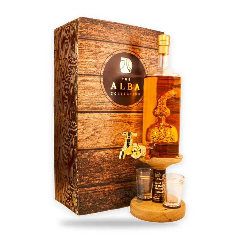 Stylish Whisky Barley Tap Whisky Decanter (35cl)