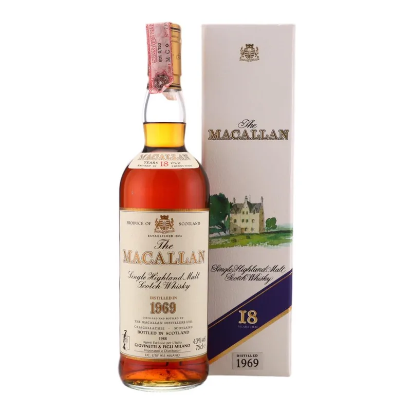 Macallan – 1969 18 Year Old (75cl, 43.00%)