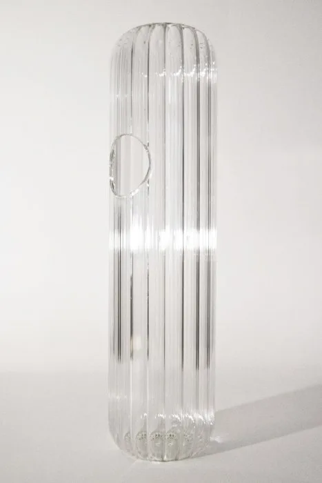 Tipii Atelier - Studio Pirouette - Vase - Size M - Glass - Tubulated - 30 cm vase