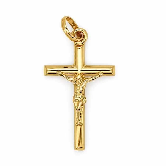 Pendant - 18 kt. Yellow gold - Made in Italy - Handmade