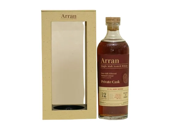 Arran – 12 Year Old 2012/2025 Private First Fill Sherry Cask 1927 (70cl, 57.9%)