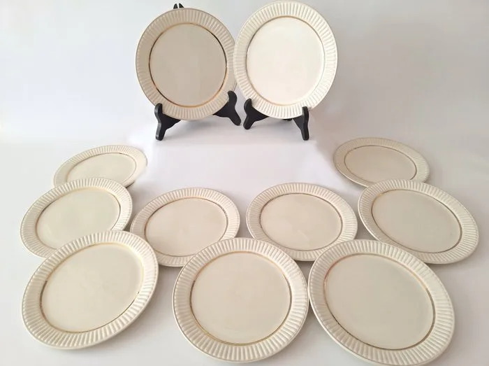 Villeroy & Boch, Mettlach - Breakfast plate (11) - Météore ou comète - Ceramic