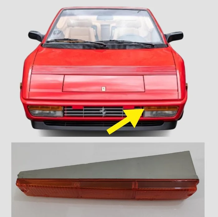 Ferrari Mondial T Front left indicator lens assembly (New Old Stock) Original Carello - Ferrari - Mondial indicator lens - 1990