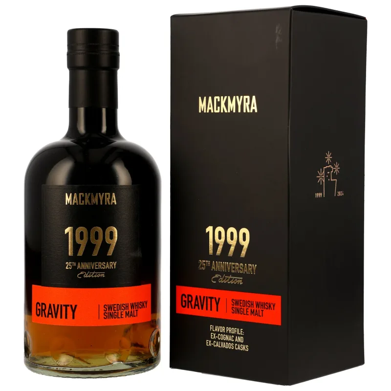Mackmyra – Gravity 25th Anniversary (70cl, 46.4%)