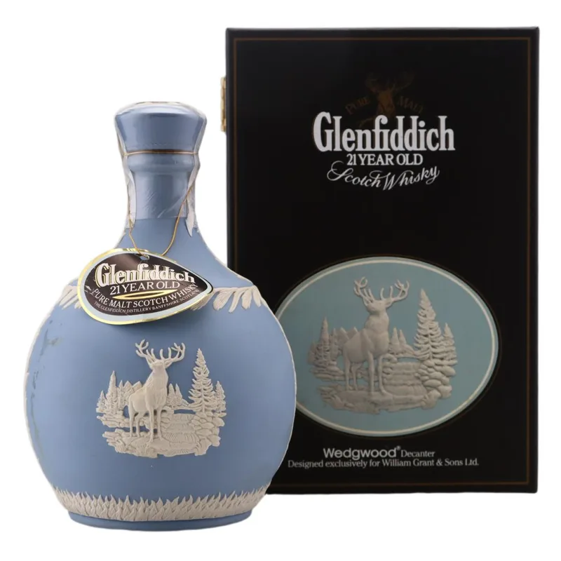 Glenfiddich – 21 Year Old - Centenary Wedgwood Decanter (75cl, 43.00%)