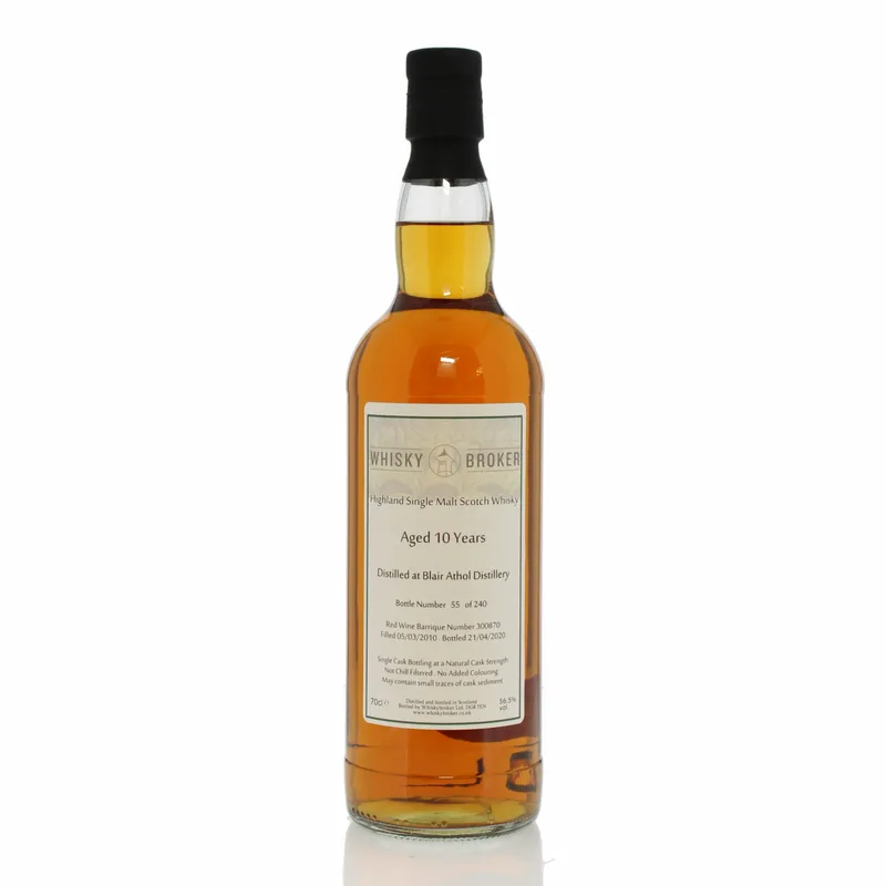 Blair Athol – 2010 10 Year Old Single Cask #300870 Whisky Broker