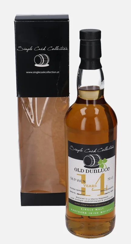 Old Dunluce – 2001 14 Year Old Single Cask Collection (70cl, 56.9%)