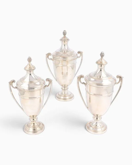 R. Miracoli e Figli. - Goblet (3) -.800 silver