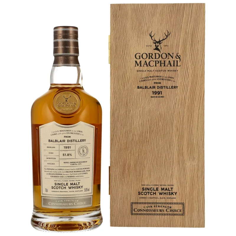 Balblair 31 Year Old 1991/2023 - Gordon & MacPhail #3371