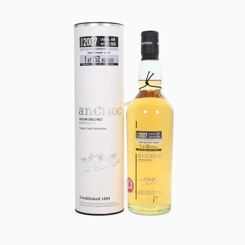 AnCnoc – 2007 (Single Cask #660) The Whisky Shop