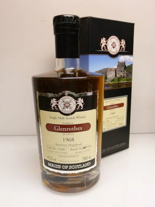 Glenrothes 1968 42 years old Cask no. 13509 - One of 108 - Malts of Scotland - b. 2011 - 70cl