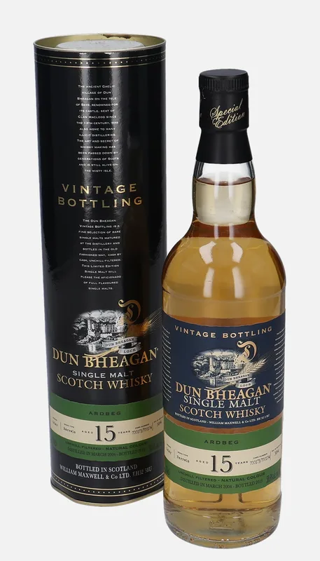 Ardbeg – 2004 15 Year Old William Maxwell Dun Bheagan