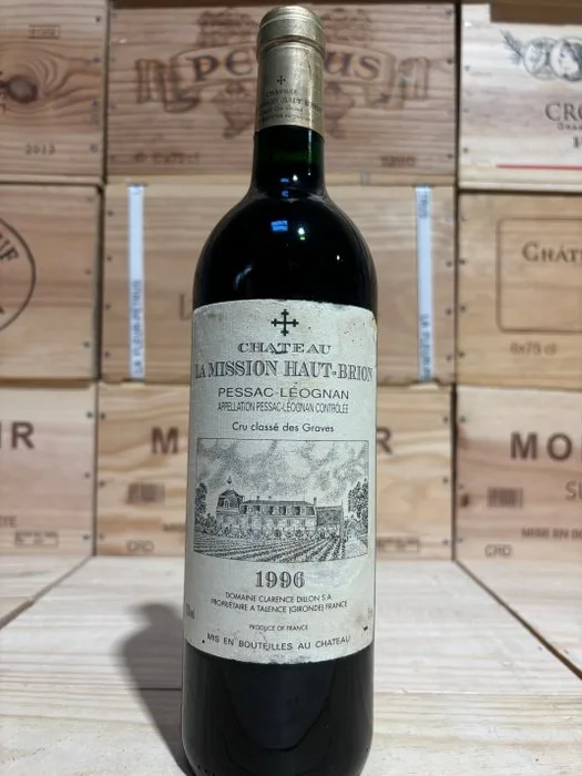 1996 Château Mission Haut Brion - Pessac-Léognan Grand Cru Classé - 1 Bottle (0.75L)