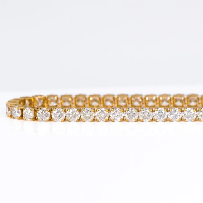 Bracelet - 18 kt. Yellow gold - 3.13ct. tw. Diamond (Natural) - GWLab