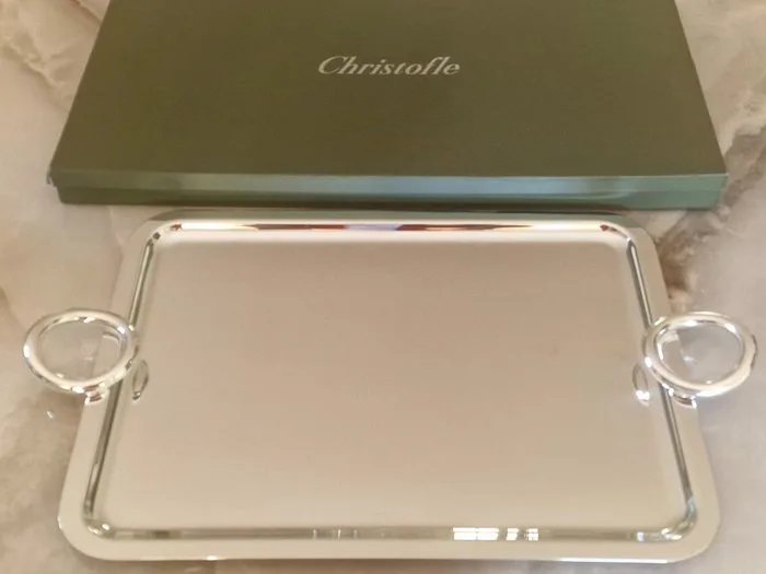 Christofle - Andrée Putman - Serving tray - Vertigo - Silverplated