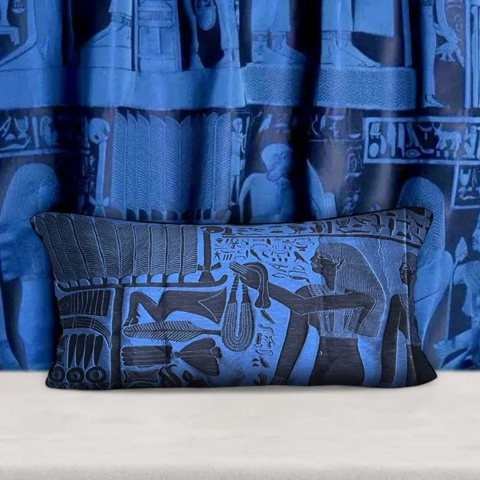 PIERRE FREY -"Merveilles d'Egypte Collection" -FREE SHIPPING- New one rectangular cushion - Cushion