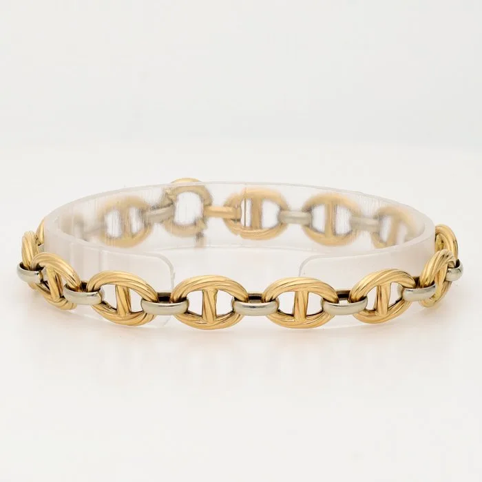 Bracelet - 14 kt. Yellow gold, White gold