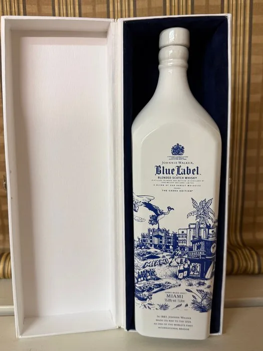 Johnnie Walker Blue Label Miami The Casks Edition - 1 Litre