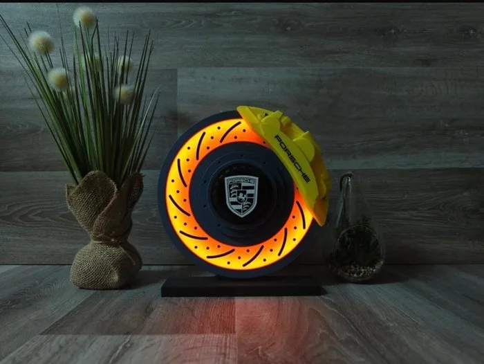 UNIQUE Porsche Brake Disc LED Lamp - Porsche