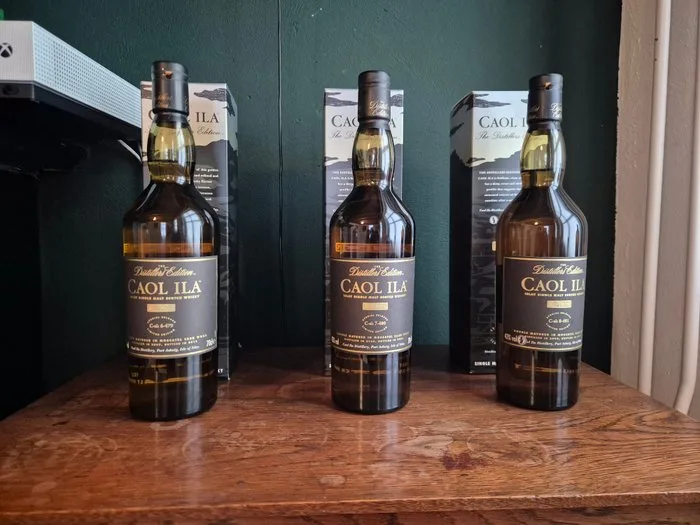 Caol Ila 2007, 2008 & 2009 - The Distillers Edition - 70cl - 3 bottles