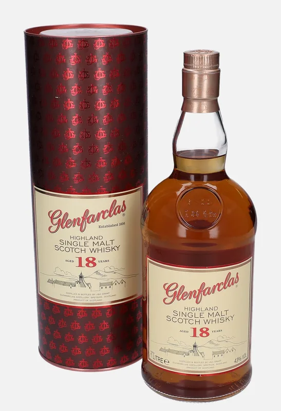 Glenfarclas – 18 Year Old (1L, 43%)