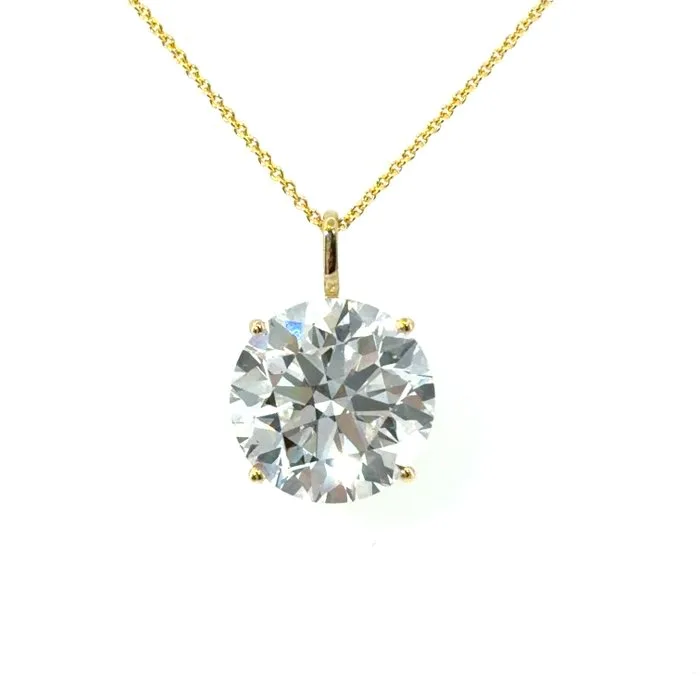 Necklace - 14 kt. Yellow gold - 3.06ct. tw. Diamond (Lab-grown)