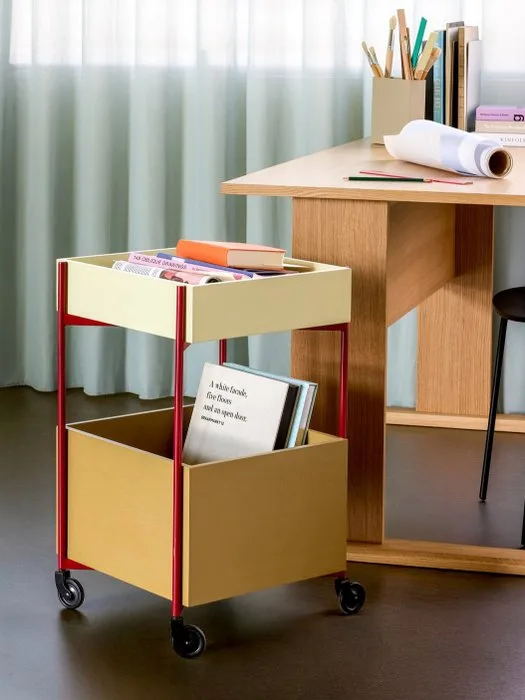 Hübsch Interior - Lotte Knudsen - Trolley - Fresh Trolley Multicolour - Ash - Pastel Pop Aesthetic
