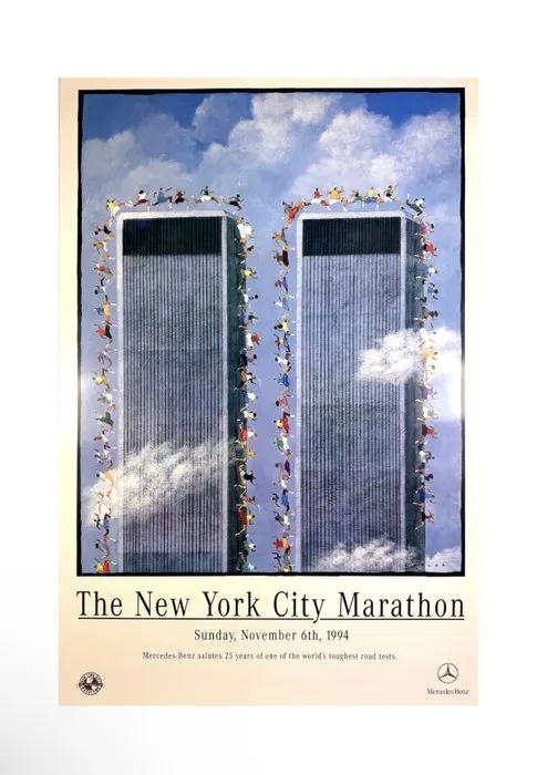 Dave Cutler - Original Dave Cutler Poster - Marathon New York 1994