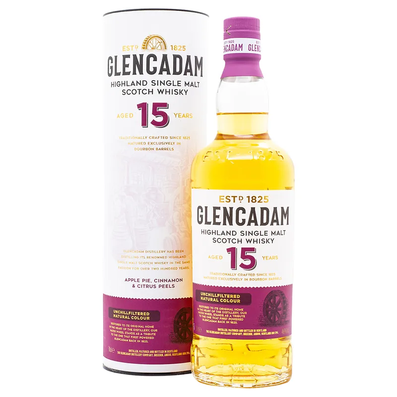 Glencadam – Aged 15 Years (70cl, 46%)