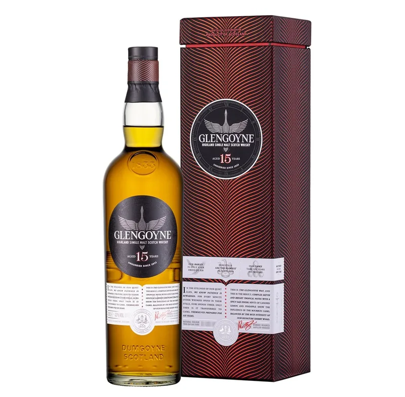 Glengoyne – 15 Year Old Highland Single Malt (70cl, 43%)
