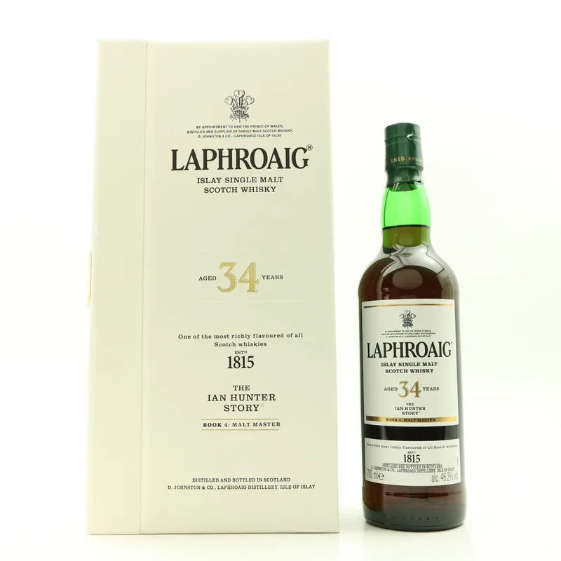 Laphroaig – 34 Year Old Ian Hunter Story Book 4: Malt Master (70cl, 46.2%)