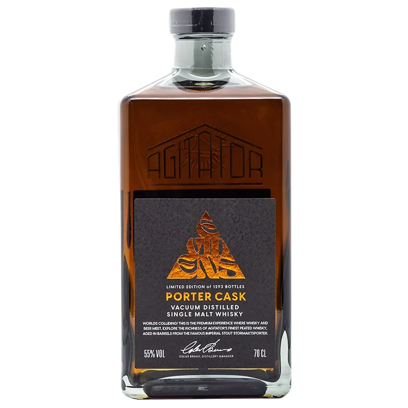Agitator Evidens Porter Cask Vacuum Distilled Single Malt (70cl, 55%)