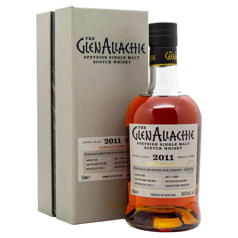 Glenallachie – 11 Year Old 2011/2022 Cask 7448 Europe Exclusive Batch 5 (70cl, 58.6%)