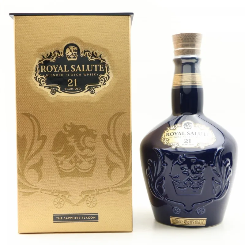 Chivas Royal Salute 21 Year Old Sapphire Flagon (2014) (70cl, 40%)