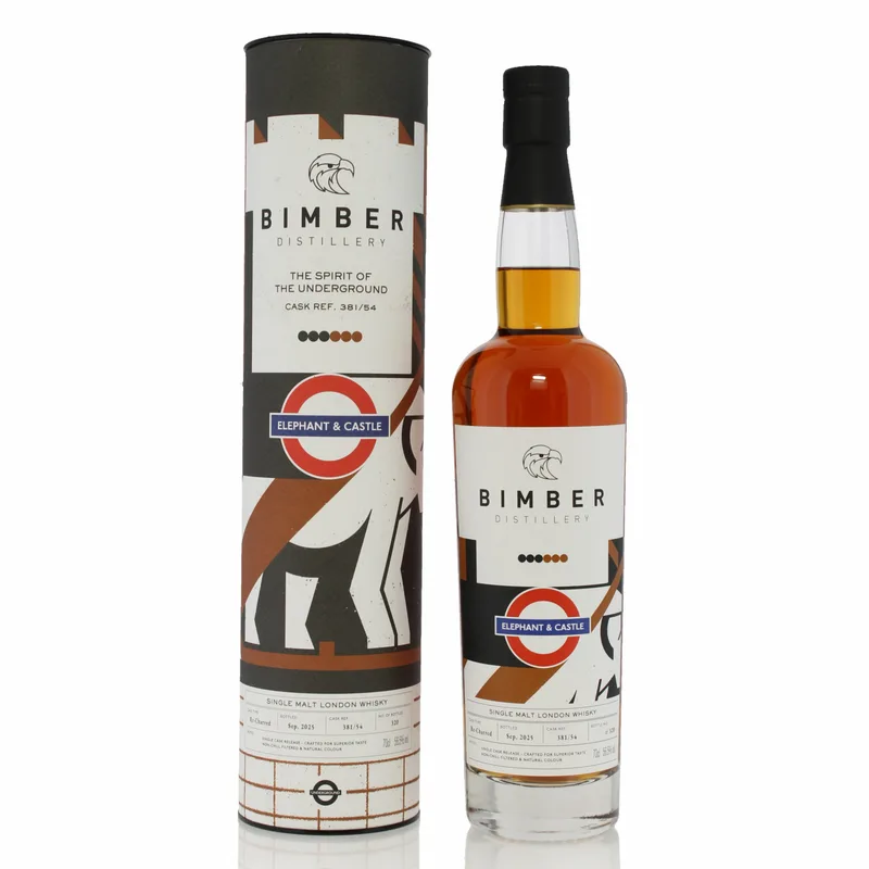 Bimber Single Cask #381/54 The Spirit of the Underground - Elephant & Castle