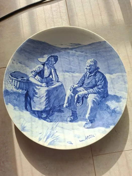 De Porceleyne Fles, Delft - Wall plate - Pottery - Leon Senf Porceleyne Fles