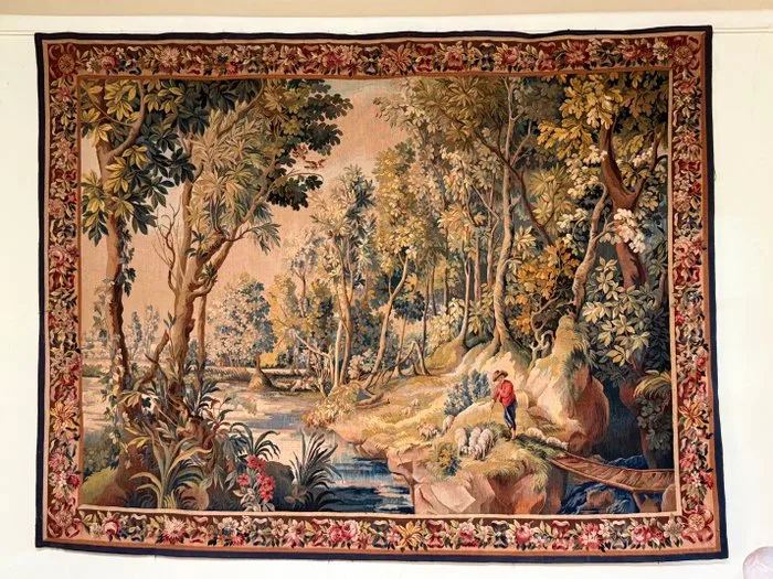 Según Rubens - Tapestry - 194 cm - 255 cm - Wooded landscape