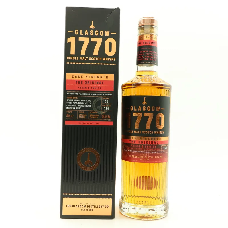Glasgow – Distillery 1770 The Original Cask Strength Batch #2 (70cl, 59.5%)