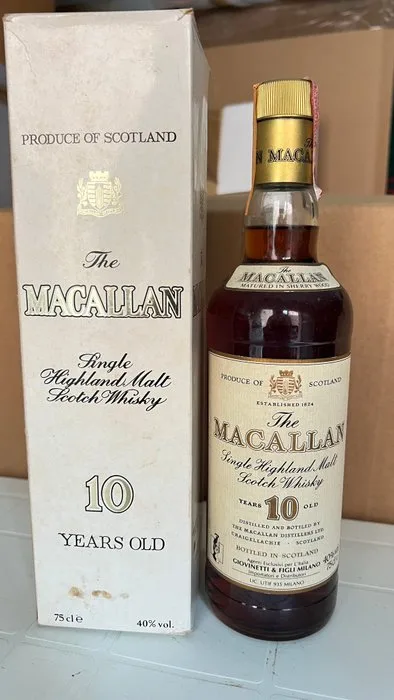 Macallan 10 years old Sherry Wood - b. 1980s - 75cl