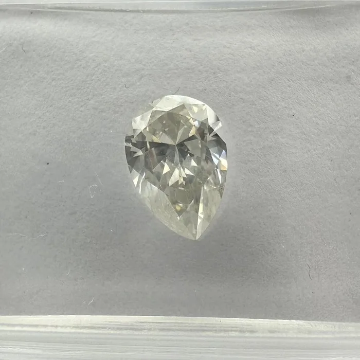 1 pcs Diamond (Natural) - 0.70 ct - Pear - H - SI1 - International Gemological Institute (IGI)