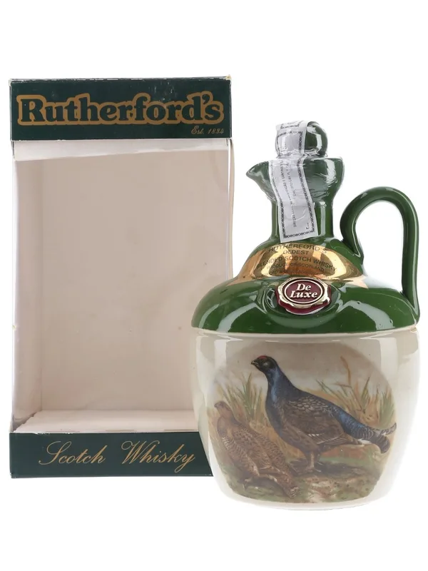 Rutherfords De Luxe Hand-Painted Ceramic Decanter (70cl, 40%)