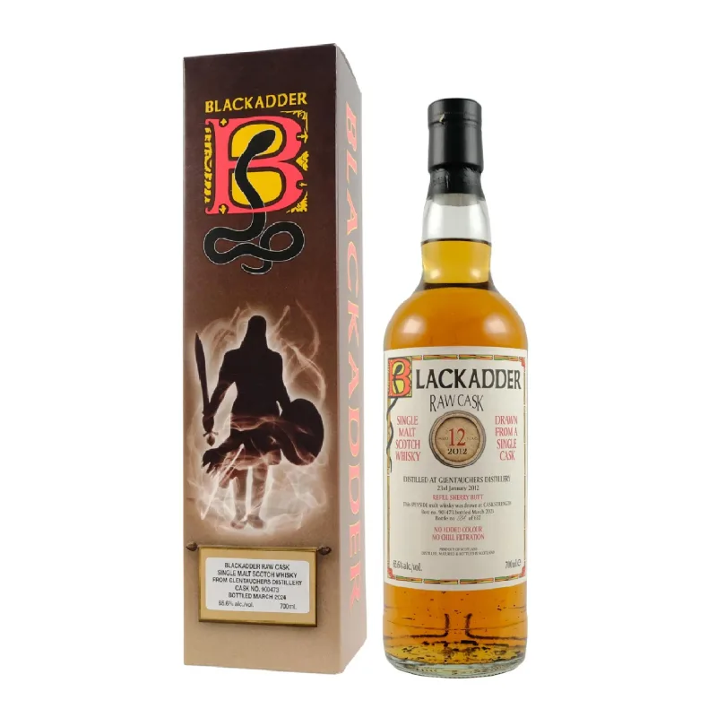 Glentauchers – 12 Year Old 2012 Blackadder Raw Cask Single Refill Sherry Butt (70cl)