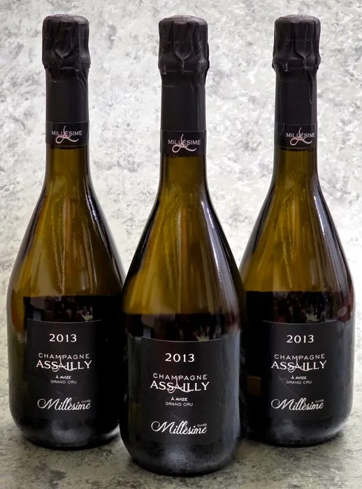2013 Assailly-Leclaire & Fils, Champagne Assailly Millésime - Champagne Grand Cru, Brut, Millésime - 3 Bottle (0.75L)