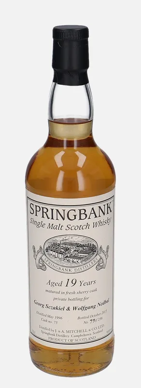 Springbank – 1996 19 Year Old (70cl, 54%)