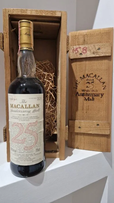 Macallan 1958/59 - 25 years old - Anniversary Malt - b. 1986 - 75cl