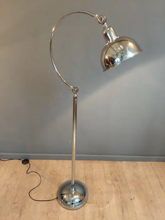 Van de Heg - Floor lamp - Metal - Arc lamp - Chrome