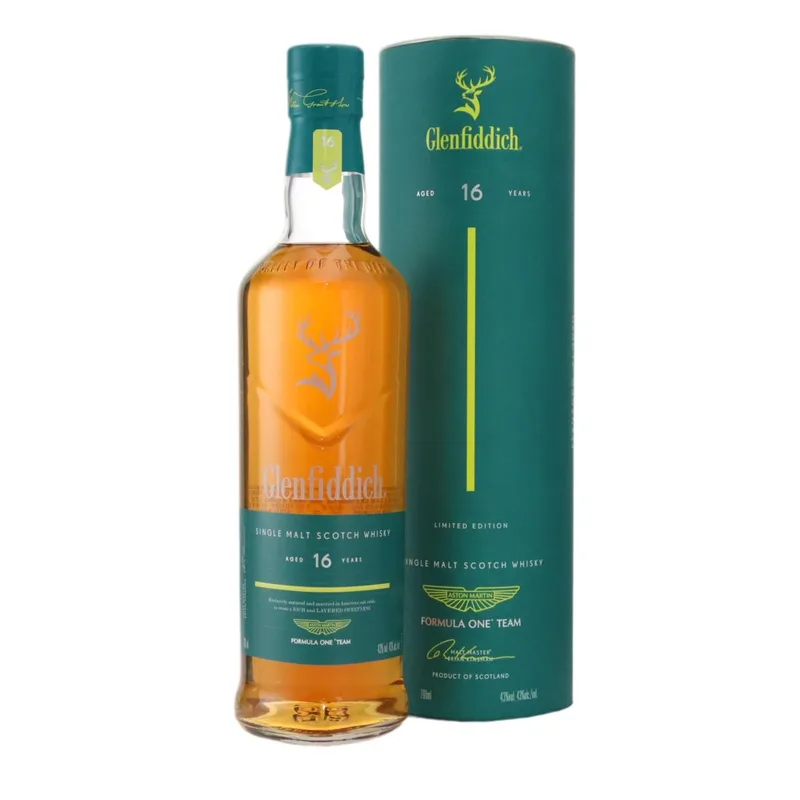 Glenfiddich – Aston Martin Formula One Team 16 Year Old (70cl, 43.00%)